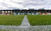 8 October 2021; A detailed view of the pitch before the UEFA European U21 Championship Qualifier match between Republic of Ireland and Luxembourg at Tallaght Stadium in Dublin.  Photo by Sam Barnes/Sportsfile
