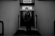 8 October 2021; (EDITOR'S NOTE; Image has been converted to black & white) Newly appointed Kerry senior football manager Jack O'Connor poses for a portrait before a Kerry GAA press conference at Austin Stack Park in Tralee, Kerry. Photo by Brendan Moran/Sportsfile