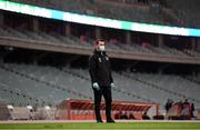 8 October 2021; Kevin Mulholland, chartered physiotherapist, during a Republic of Ireland training session at the Olympic Stadium in Baku, Azerbaijan. Photo by Stephen McCarthy/Sportsfile