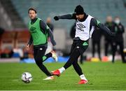 8 October 2021; Callum Robinson during a Republic of Ireland training session at the Olympic Stadium in Baku, Azerbaijan. Photo by Stephen McCarthy/Sportsfile