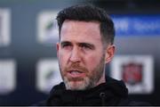 8 October 2021; Shamrock Rovers manager Stephen Bradley before the SSE Airtricity League Premier Division match between Dundalk and Shamrock Rovers at Oriel Park in Dundalk, Louth. Photo by Ben McShane/Sportsfile