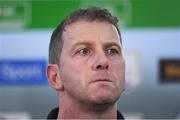 8 October 2021; Dundalk head coach Vinny Perth before the SSE Airtricity League Premier Division match between Dundalk and Shamrock Rovers at Oriel Park in Dundalk, Louth. Photo by Ben McShane/Sportsfile