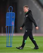 8 October 2021; Manager Stephen Kenny during a Republic of Ireland training session at the Olympic Stadium in Baku, Azerbaijan. Photo by Stephen McCarthy/Sportsfile