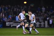 8 October 2021; Gary O'Neill of Shamrock Rovers in action against Patrick Hoban of Dundalk during the SSE Airtricity League Premier Division match between Dundalk and Shamrock Rovers at Oriel Park in Dundalk, Louth. Photo by Seb Daly/Sportsfile