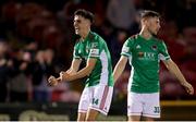 8 October 2021; Barry Coffey of Cork City celebrates after scoring his side's second goal during the SSE Airtricity League First Division match between Cork City and Wexford at Turners Cross in Cork. Photo by Michael P Ryan/Sportsfile