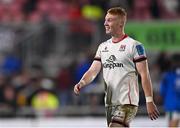 8 October 2021; Nathan Doak of Ulster after his side's victory in the United Rugby Championship match between Ulster and Benetton at Kingspan Stadium in Belfast. Photo by Ramsey Cardy/Sportsfile