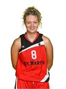 8 October 2021; Niamh O'Connor of Team Garvey's St Mary's poses for a portrait before the MissQuote.ie Women's SuperLeague match between The Address UCC Glanmire and Team Garvey's St Mary's at The Mardyke in Cork. Photo by Brendan Moran/Sportsfile