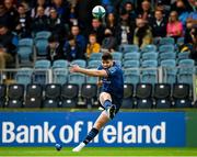 9 October 2021; Harry Byrne of Leinster kicks a conversion during the United Rugby Championship match between Leinster and Zebre at the RDS Arena in Dublin. Photo by Harry Murphy/Sportsfile
