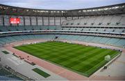 9 October 2021; A general view of the Baku Olympic Stadium before the FIFA World Cup 2022 qualifying group A match between Azerbaijan and Republic of Ireland at Baku Olympic Stadium in Baku, Azerbaijan. Photo by Stephen McCarthy/Sportsfile