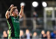 9 October 2021; Finlay Bealham of Connacht celebrates his side being awarded a penalty during the United Rugby Championship match between Connacht and Dragons at The Sportsground in Galway. Photo by Piaras Ó Mídheach/Sportsfile