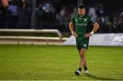 9 October 2021; Tiernan O’Halloran of Connacht after his side's defeat to Dragons in their United Rugby Championship match at The Sportsground in Galway. Photo by Seb Daly/Sportsfile