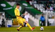 8 October 2021; Luxembourg goalkeeper Lucas Fox during the UEFA European U21 Championship Qualifier match between Republic of Ireland and Luxembourg at Tallaght Stadium in Dublin.  Photo by Eóin Noonan/Sportsfile