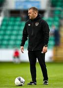 8 October 2021; Republic of Ireland coach Alan Reynolds during the UEFA European U21 Championship Qualifier match between Republic of Ireland and Luxembourg at Tallaght Stadium in Dublin.  Photo by Eóin Noonan/Sportsfile