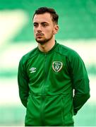 8 October 2021; Lee O'Connor of Republic of Ireland before the UEFA European U21 Championship Qualifier match between Republic of Ireland and Luxembourg at Tallaght Stadium in Dublin.  Photo by Eóin Noonan/Sportsfile