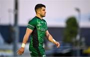 9 October 2021; Tiernan O’Halloran of Connacht during the United Rugby Championship match between Connacht and Dragons at The Sportsground in Galway. Photo by Seb Daly/Sportsfile