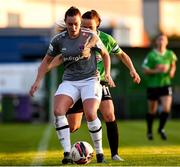 9 October 2021; Orlaith Conlon of Wexford Youths in action against Áine O’Gorman of Peamount United during EVOKE.ie FAI Women's Cup Semi-Final match between Peamount United and Wexford Youths at PRL Park in Greenogue, Dublin. Photo by Matt Browne/Sportsfile