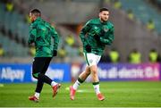 9 October 2021; Matt Doherty of Republic of Ireland before the FIFA World Cup 2022 qualifying group A match between Azerbaijan and Republic of Ireland at the Olympic Stadium in Baku, Azerbaijan. Photo by Stephen McCarthy/Sportsfile