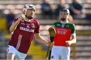 10 October 2021; Aidan Nolan of Dicksboro celebrates scoring his side's second goal during the Kilkenny County Senior Hurling Championship quarter-final match between James Stephen's and Dicksboro at UPMC Nowlan Park in Kilkenny. Photo by Piaras Ó Mídheach/Sportsfile