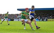 10 October 2021; Eoin O'Neill of Dunloy in action against Stephen Shannon of O'Donovan Rossa during the Antrim County Senior Club Hurling Championship Final match between Dunloy and O'Donovan Rossa at Corrigan Park in Belfast. Photo by Ramsey Cardy/Sportsfile