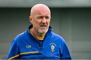 10 October 2021; O'Donovan Rossa manager Cóilín Ó Murchíú during the Antrim County Senior Club Hurling Championship Final match between Dunloy and O'Donovan Rossa at Corrigan Park in Belfast. Photo by Ramsey Cardy/Sportsfile