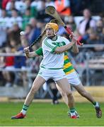 10 October 2021; Richie Reid of Ballyhale Shamrocks in action against Willie Murphy of Bennettsbridge during the Kilkenny County Senior Hurling Championship quarter-final match between Bennettsbridge and Ballyhale Shamrocks at UPMC Nowlan Park in Kilkenny. Photo by Piaras Ó Mídheach/Sportsfile