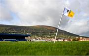 10 October 2021; A general view before the Antrim County Senior Club Hurling Championship Final match between Dunloy and O'Donovan Rossa at Corrigan Park in Belfast. Photo by Ramsey Cardy/Sportsfile
