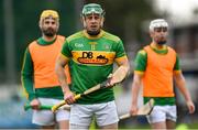 10 October 2021; Kevin Molloy of Dunloy before the Antrim County Senior Club Hurling Championship Final match between Dunloy and O'Donovan Rossa at Corrigan Park in Belfast. Photo by Ramsey Cardy/Sportsfile