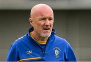 10 October 2021; O'Donovan Rossa manager Cóilín Ó Murchíú before the Antrim County Senior Club Hurling Championship Final match between Dunloy and O'Donovan Rossa at Corrigan Park in Belfast. Photo by Ramsey Cardy/Sportsfile