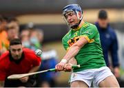 10 October 2021; Paul Shiels of Dunloy during the Antrim County Senior Club Hurling Championship Final match between Dunloy and O'Donovan Rossa at Corrigan Park in Belfast. Photo by Ramsey Cardy/Sportsfile
