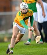 10 October 2021; Dunloy goalkeeper Ryan Elliott during the Antrim County Senior Club Hurling Championship Final match between Dunloy and O'Donovan Rossa at Corrigan Park in Belfast. Photo by Ramsey Cardy/Sportsfile