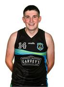 9 October 2021; Aaron Fleming of Garvey's Tralee Warriors poses for a portrait before the InsureMyVan.ie Men's SuperLeague South Conference match between Garveys Tralee Warriors and Team 360 Financial Killorglin at Tralee Sports Complex in Tralee, Kerry. Photo by Brendan Moran/Sportsfile