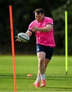 11 October 2021; Peter Dooley during a Leinster Rugby squad training session at UCD in Dublin. Photo by Harry Murphy/Sportsfile