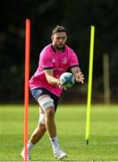 11 October 2021; Josh Murphy during a Leinster Rugby squad training session at UCD in Dublin. Photo by Harry Murphy/Sportsfile