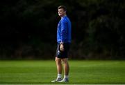 11 October 2021; Sports scientist Jack O'Brien during a Leinster Rugby squad training session at UCD in Dublin. Photo by Harry Murphy/Sportsfile