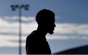 11 October 2021; Andrew Omobamidele during a Republic of Ireland training session at the FAI National Training Centre in Abbotstown, Dublin. Photo by Stephen McCarthy/Sportsfile