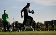 11 October 2021; Adam Idah during a Republic of Ireland training session at the FAI National Training Centre in Abbotstown, Dublin. Photo by Stephen McCarthy/Sportsfile