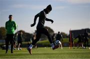 11 October 2021; Callum Robinson during a Republic of Ireland training session at the FAI National Training Centre in Abbotstown, Dublin. Photo by Stephen McCarthy/Sportsfile