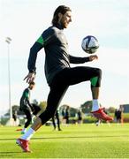 11 October 2021; Jeff Hendrick during a Republic of Ireland training session at the FAI National Training Centre in Abbotstown, Dublin. Photo by Stephen McCarthy/Sportsfile