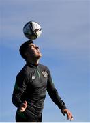 11 October 2021; John Egan during a Republic of Ireland training session at the FAI National Training Centre in Abbotstown, Dublin. Photo by Stephen McCarthy/Sportsfile