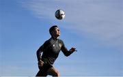 11 October 2021; John Egan during a Republic of Ireland training session at the FAI National Training Centre in Abbotstown, Dublin. Photo by Stephen McCarthy/Sportsfile