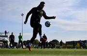 11 October 2021; Shane Duffy during a Republic of Ireland training session at the FAI National Training Centre in Abbotstown, Dublin. Photo by Stephen McCarthy/Sportsfile