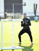 11 October 2021; Adam Idah during a Republic of Ireland training session at the FAI National Training Centre in Abbotstown, Dublin. Photo by Stephen McCarthy/Sportsfile