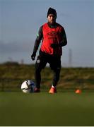 11 October 2021; Aaron Connolly during a Republic of Ireland training session at the FAI National Training Centre in Abbotstown, Dublin. Photo by Stephen McCarthy/Sportsfile