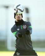 11 October 2021; Callum Robinson during a Republic of Ireland training session at the FAI National Training Centre in Abbotstown, Dublin. Photo by Stephen McCarthy/Sportsfile