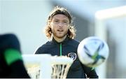 11 October 2021; Jeff Hendrick during a Republic of Ireland training session at the FAI National Training Centre in Abbotstown, Dublin. Photo by Stephen McCarthy/Sportsfile