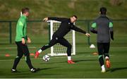 11 October 2021; Shane Duffy during a Republic of Ireland training session at the FAI National Training Centre in Abbotstown, Dublin. Photo by Stephen McCarthy/Sportsfile