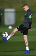 11 October 2021; James McClean during a Republic of Ireland training session at the FAI National Training Centre in Abbotstown, Dublin. Photo by Stephen McCarthy/Sportsfile