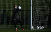 11 October 2021; Goalkeeper Caoimhin Kelleher during a Republic of Ireland training session at the FAI National Training Centre in Abbotstown, Dublin. Photo by Stephen McCarthy/Sportsfile