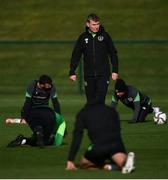 11 October 2021; Manager Stephen Kenny during a Republic of Ireland training session at the FAI National Training Centre in Abbotstown, Dublin. Photo by Stephen McCarthy/Sportsfile
