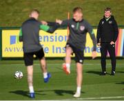 11 October 2021; Manager Stephen Kenny during a Republic of Ireland training session at the FAI National Training Centre in Abbotstown, Dublin. Photo by Stephen McCarthy/Sportsfile